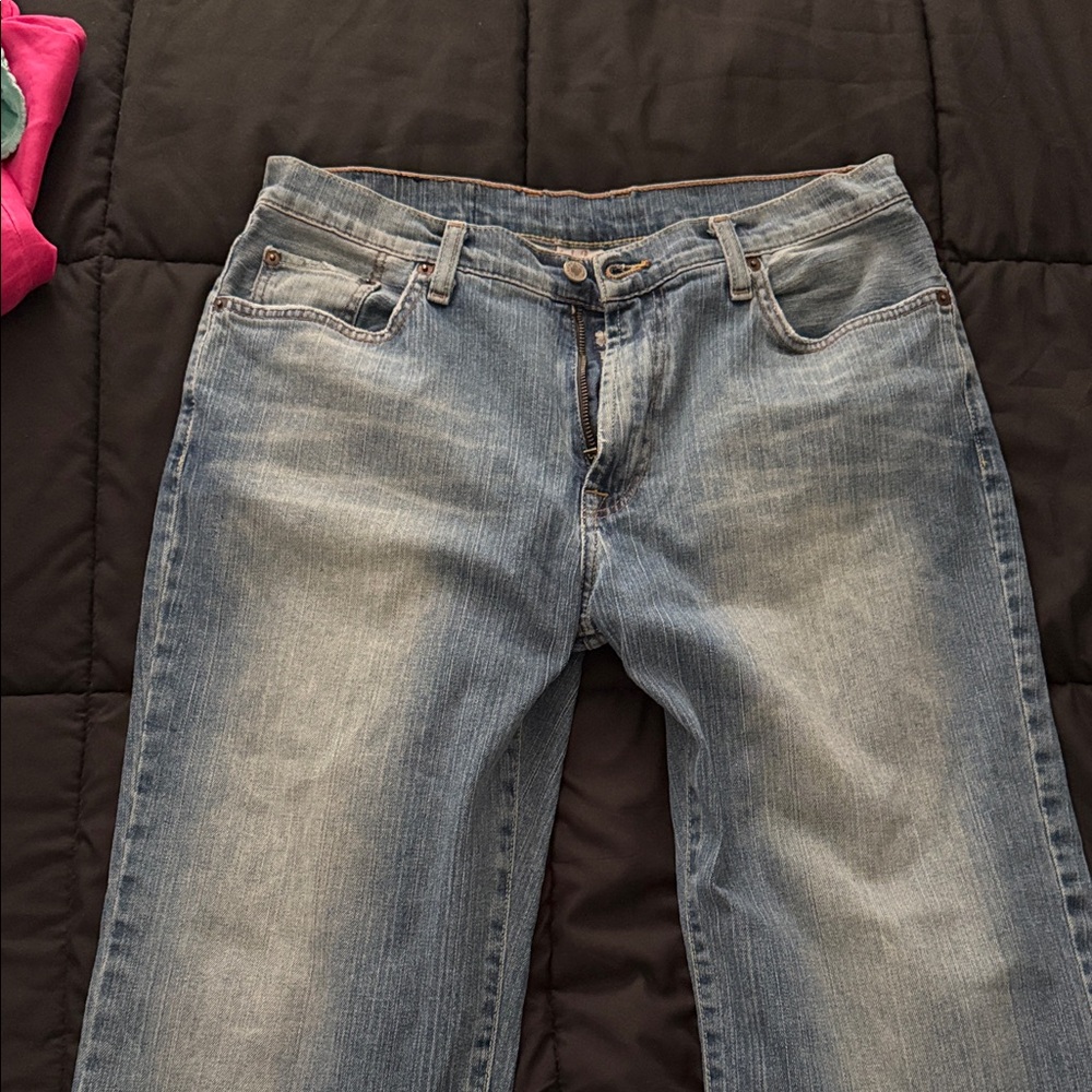 Vintage Lucky Brand Men's Light Wash Bootcut Short length Jeans